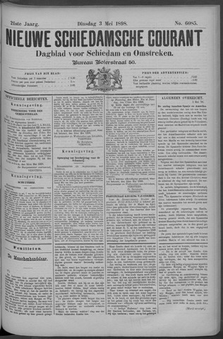 Nieuwe Schiedamsche Courant 1898-05-03