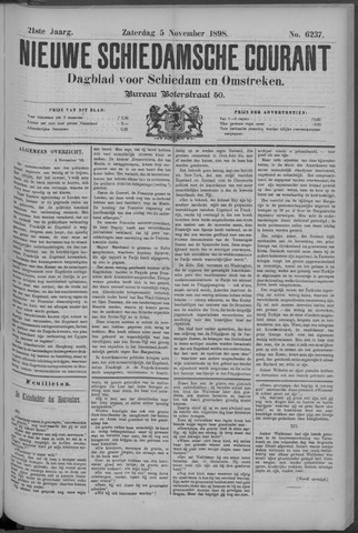 Nieuwe Schiedamsche Courant 1898-11-05