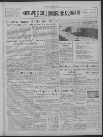 Nieuwe Schiedamsche Courant 1954-01-30