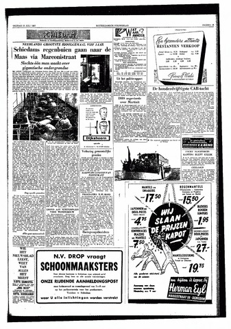 Rotterdamsch Nieuwsblad / Schiedamsche Courant / Rotterdams Dagblad / Waterweg / Algemeen Dagblad 1957-07-12