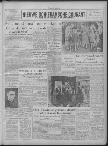 Nieuwe Schiedamsche Courant 1954-07-23