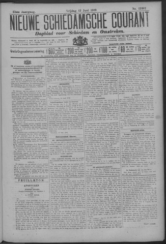 Nieuwe Schiedamsche Courant 1919-06-13
