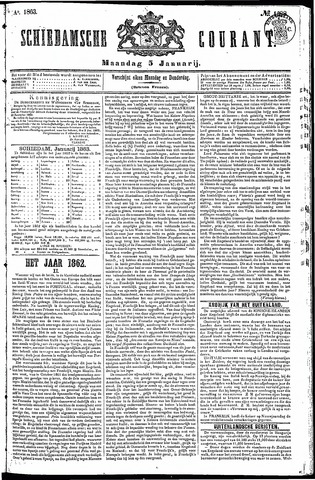 Schiedamsche Courant 1863-01-05