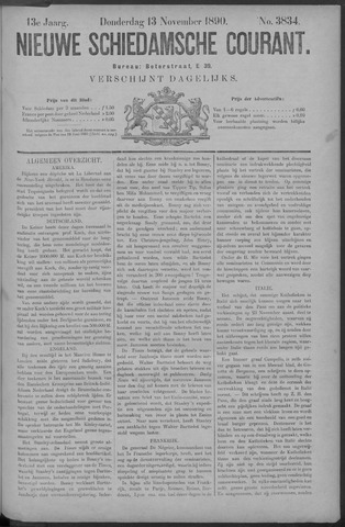 Nieuwe Schiedamsche Courant 1890-11-13