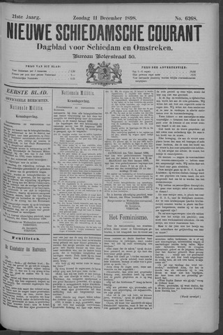 Nieuwe Schiedamsche Courant 1898-12-11