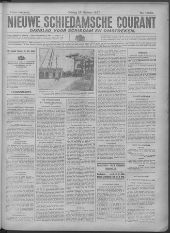 Nieuwe Schiedamsche Courant 1927-10-28