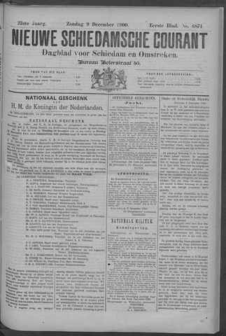 Nieuwe Schiedamsche Courant 1900-12-09