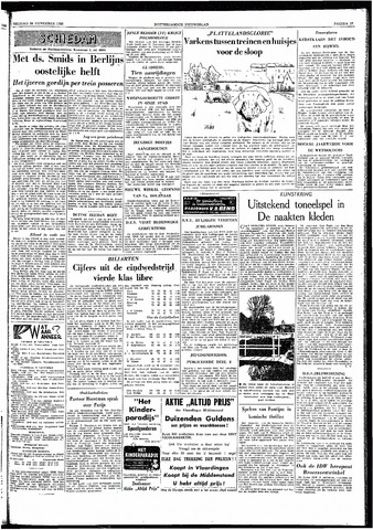 Rotterdamsch Nieuwsblad / Schiedamsche Courant / Rotterdams Dagblad / Waterweg / Algemeen Dagblad 1958-11-28