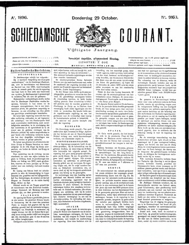 Schiedamsche Courant 1896-10-29