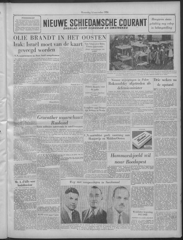 Nieuwe Schiedamsche Courant 1956-11-14