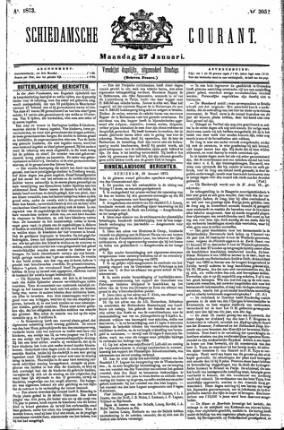 Schiedamsche Courant 1873-01-27