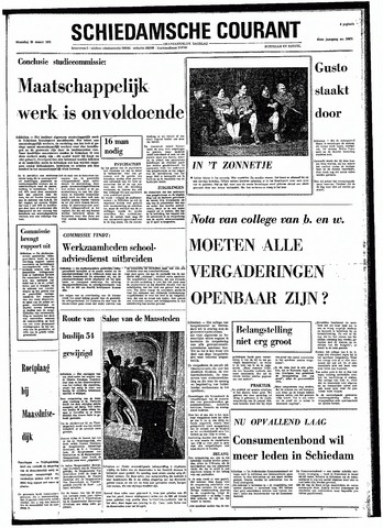 Rotterdamsch Nieuwsblad / Schiedamsche Courant / Rotterdams Dagblad / Waterweg / Algemeen Dagblad 1973-03-26