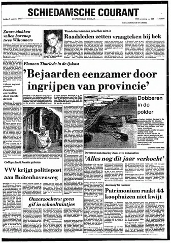 Rotterdamsch Nieuwsblad / Schiedamsche Courant / Rotterdams Dagblad / Waterweg / Algemeen Dagblad 1981-08-07