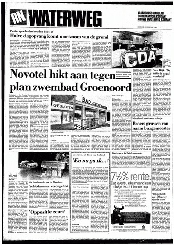 Rotterdamsch Nieuwsblad / Schiedamsche Courant / Rotterdams Dagblad / Waterweg / Algemeen Dagblad 1985-02-19