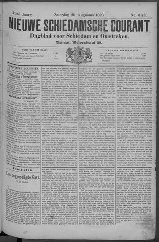 Nieuwe Schiedamsche Courant 1898-08-20
