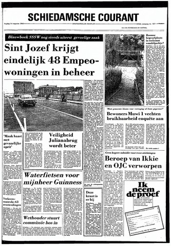 Rotterdamsch Nieuwsblad / Schiedamsche Courant / Rotterdams Dagblad / Waterweg / Algemeen Dagblad 1981-08-14