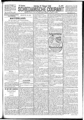Schiedamsche Courant 1926-02-27