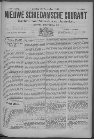 Nieuwe Schiedamsche Courant 1900-11-18