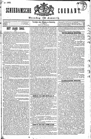 Schiedamsche Courant 1863-01-12
