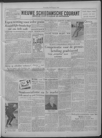 Nieuwe Schiedamsche Courant 1952-02-20