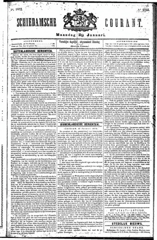 Schiedamsche Courant 1872-01-29
