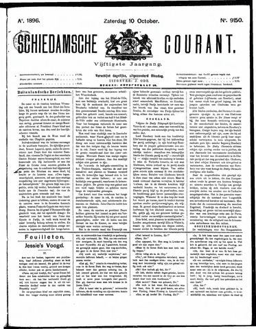 Schiedamsche Courant 1896-10-10