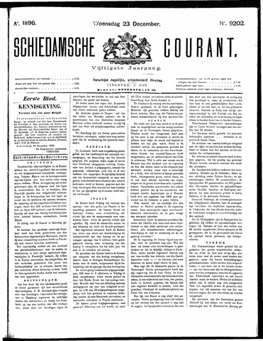 Schiedamsche Courant 1896-12-23