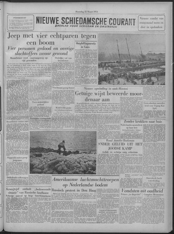 Nieuwe Schiedamsche Courant 1954-03-22