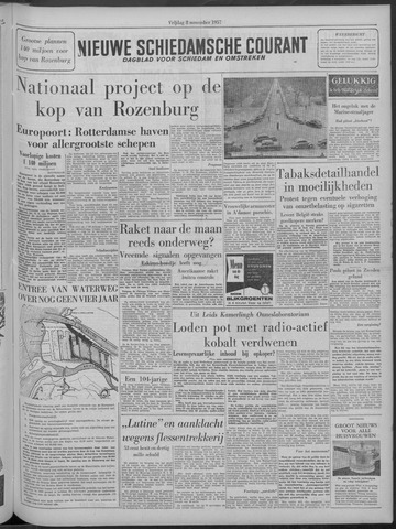 Nieuwe Schiedamsche Courant 1957-11-08