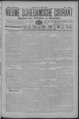 Nieuwe Schiedamsche Courant 1921-06-13