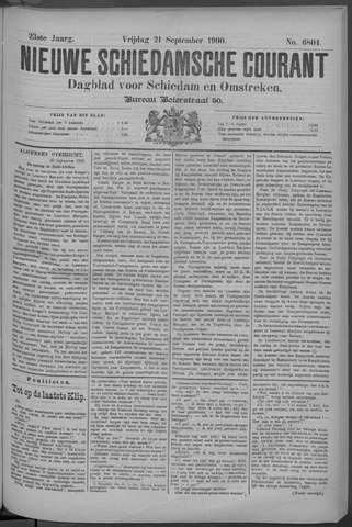 Nieuwe Schiedamsche Courant 1900-09-21