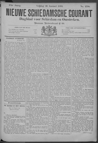 Nieuwe Schiedamsche Courant 1894-01-26