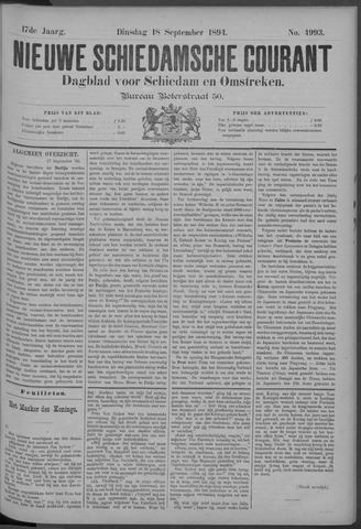 Nieuwe Schiedamsche Courant 1894-09-18