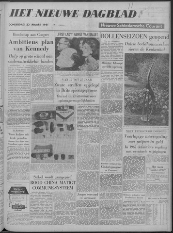 Nieuwe Schiedamsche Courant 1961-03-23