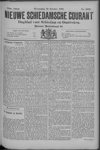 Nieuwe Schiedamsche Courant 1898-10-19