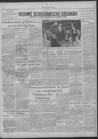 Nieuwe Schiedamsche Courant 1952-07-30