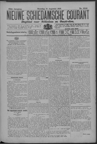 Nieuwe Schiedamsche Courant 1919-08-18