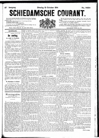 Schiedamsche Courant 1914-10-13