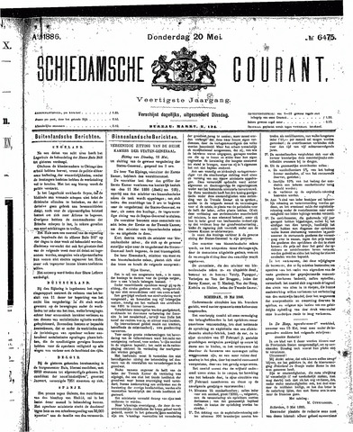 Schiedamsche Courant 1886-05-20