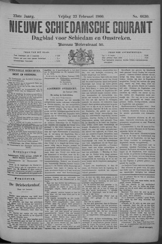 Nieuwe Schiedamsche Courant 1900-02-23