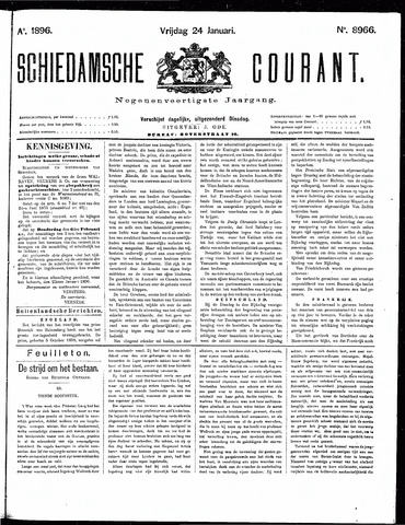 Schiedamsche Courant 1896-01-24