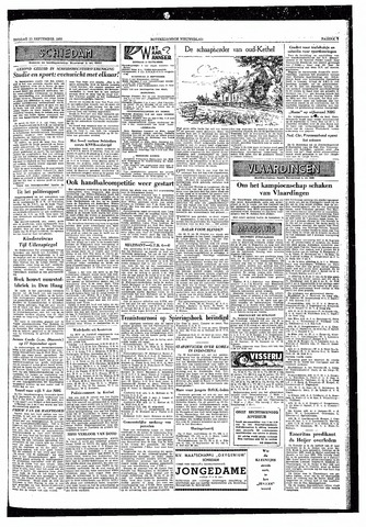 Rotterdamsch Nieuwsblad / Schiedamsche Courant / Rotterdams Dagblad / Waterweg / Algemeen Dagblad 1955-09-13