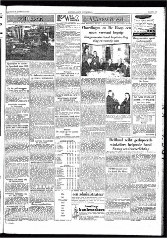 Rotterdamsch Nieuwsblad / Schiedamsche Courant / Rotterdams Dagblad / Waterweg / Algemeen Dagblad 1957-11-06
