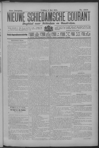 Nieuwe Schiedamsche Courant 1921-05-06