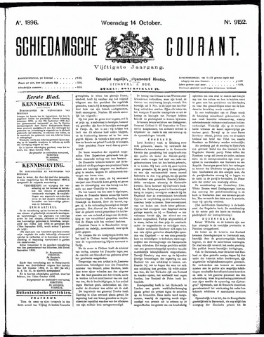 Schiedamsche Courant 1896-10-14