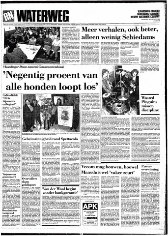 Rotterdamsch Nieuwsblad / Schiedamsche Courant / Rotterdams Dagblad / Waterweg / Algemeen Dagblad 1989-02-20