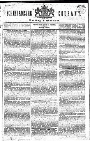 Schiedamsche Courant 1863-12-07