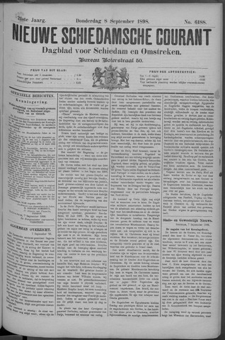 Nieuwe Schiedamsche Courant 1898-09-08