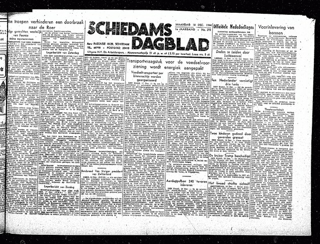 Schiedamsch Dagblad 1944-12-18