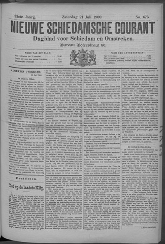 Nieuwe Schiedamsche Courant 1900-07-21